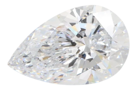 2.07 Carat E VVS2 Pear Lab Diamond