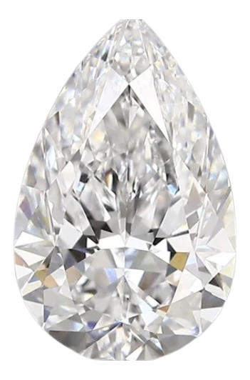 2.18 Carat D VVS2 Pear Lab Diamond