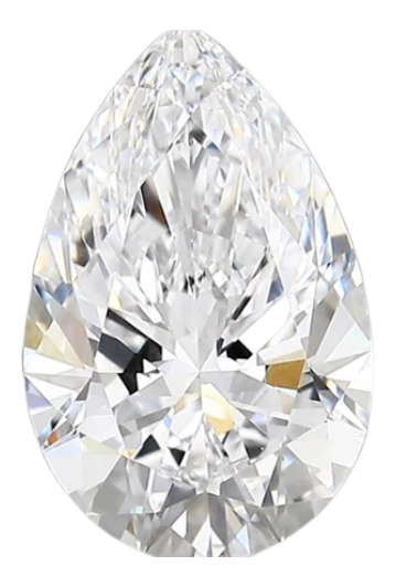 2.23 Carat D VVS2 Pear Lab Diamond