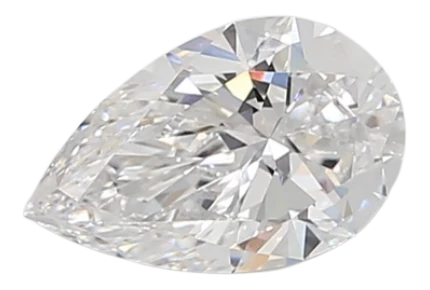 2.28 Carat D VVS2 Pear Lab Diamond