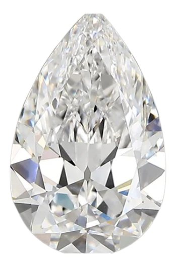 2.34 Carat D VVS2 Pear Lab Diamond