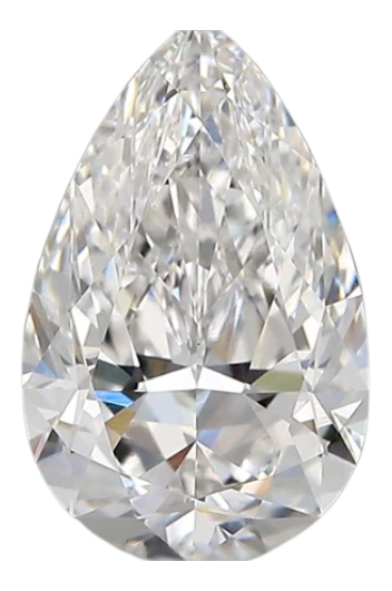 2.34 Carat D VVS2 Pear Lab Diamond