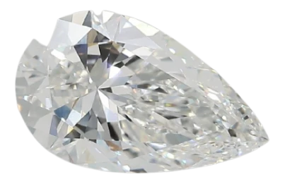 2.37 Carat E VVS2 Pear Lab Diamond