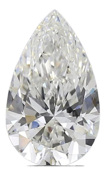 2.71 Carat F VS1 Pear Lab Diamond