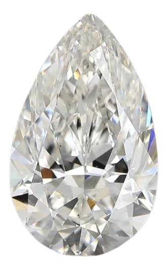 2.78 Carat F VS2 Pear Lab Diamond