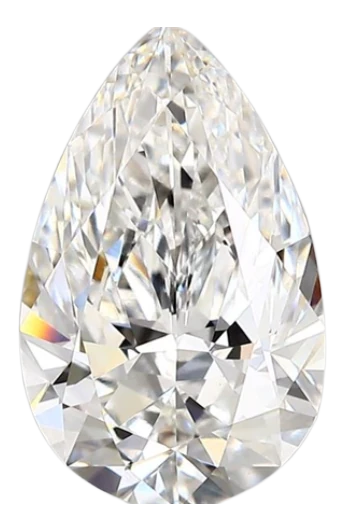2.84 Carat G VVS2 Pear Lab Diamond