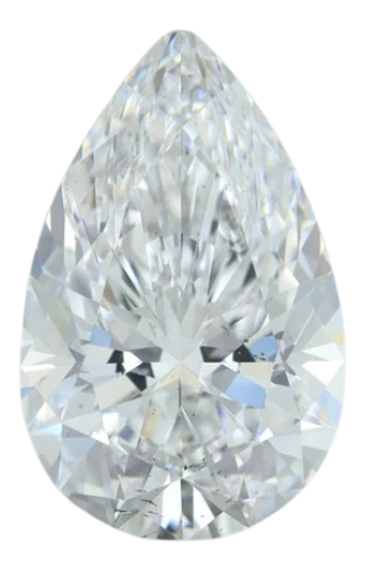 3.01 Carat F SI1 Pear Lab Diamond