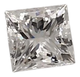 0.36 Carat E VS1 Princess Lab Diamond