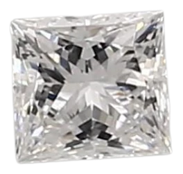 0.36 Carat E VVS2 Princess Lab Diamond