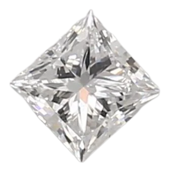 0.36 Carat E VVS2 Princess Lab Diamond