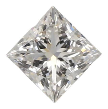 0.56 Carat G VVS2 Princess Lab Diamond
