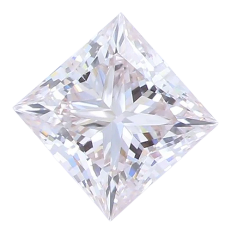 0.82 Carat J VVS2 Princess Lab Diamond