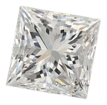 0.91 Carat E VS2 Princess Lab Diamond