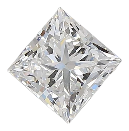 0.92 Carat D VVS2 Princess Lab Diamond