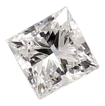 0.93 Carat D VVS1 Princess Lab Diamond