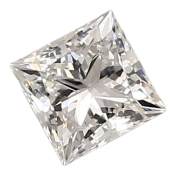 0.93 Carat D VVS2 Princess Lab Diamond