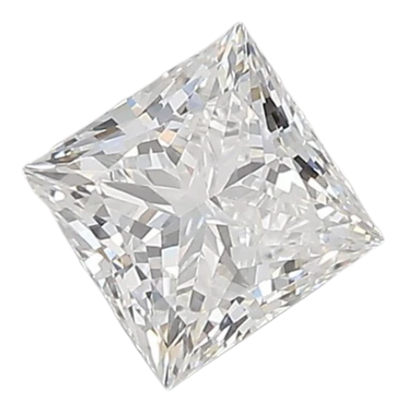 0.93 Carat D VVS2 Princess Lab Diamond