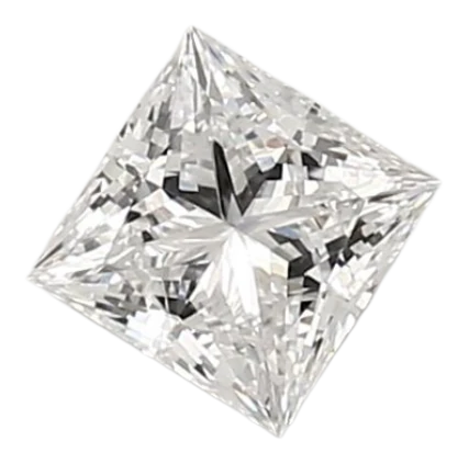 0.94 Carat D VVS1 Princess Lab Diamond