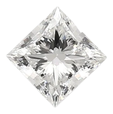 0.94 Carat D VVS2 Princess Lab Diamond