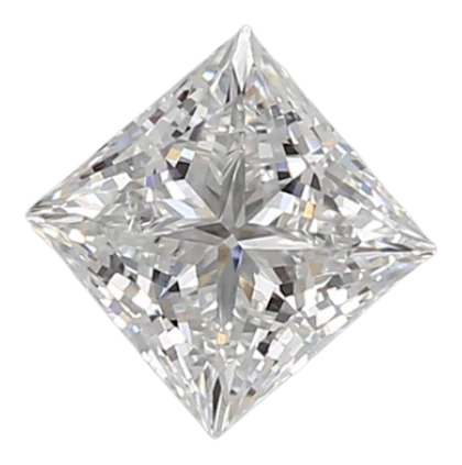 0.95 Carat D VS1 Princess Lab Diamond