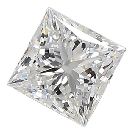 0.96 Carat D VS2 Princess Lab Diamond