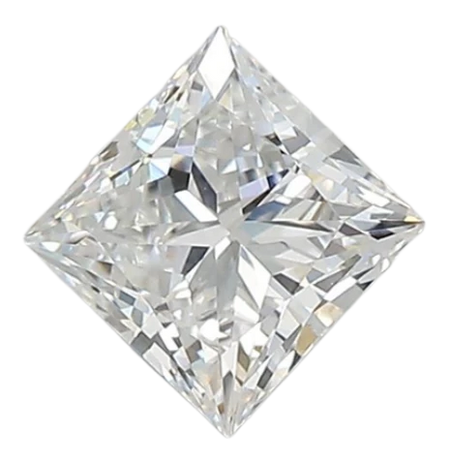0.97 Carat D VVS2 Princess Lab Diamond