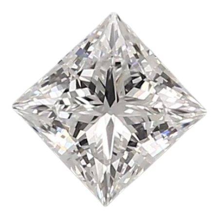 0.98 Carat D VVS2 Princess Lab Diamond