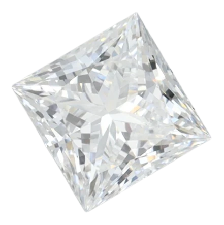 1.02 Carat D IF Princess Lab Diamond