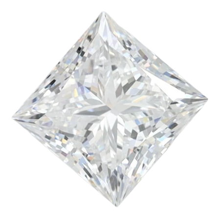 1.03 Carat D IF Princess Lab Diamond