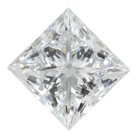 1.04 Carat D IF Princess Lab Diamond
