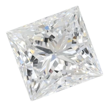 1.04 Carat D IF Princess Lab Diamond