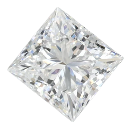 1.05 Carat D IF Princess Lab Diamond