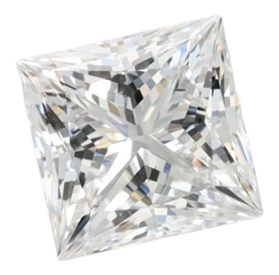1.06 Carat D IF Princess Lab Diamond