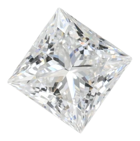 1.06 Carat D IF Princess Lab Diamond