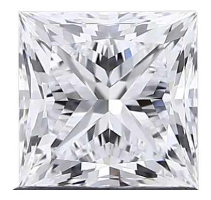 1.15 Carat D VVS1 Princess Lab Diamond