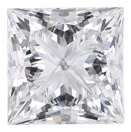 1.44 Carat E VVS2 Princess Lab Diamond