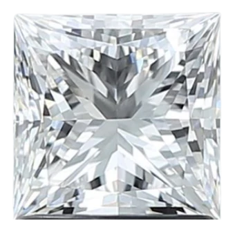 1.51 Carat E VVS2 Princess Lab Diamond