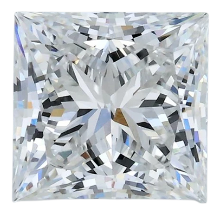 1.56 Carat E VVS2 Princess Lab Diamond