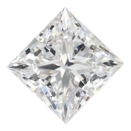 1.69 Carat D VVS1 Princess Lab Diamond
