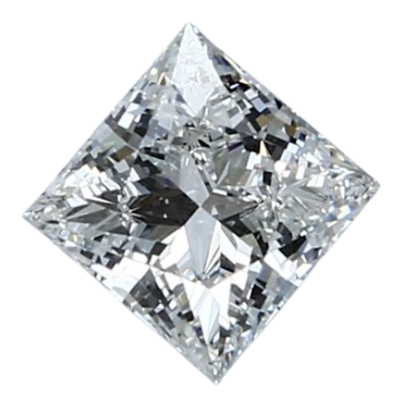 2.04 Carat D VVS2 Princess Lab Diamond