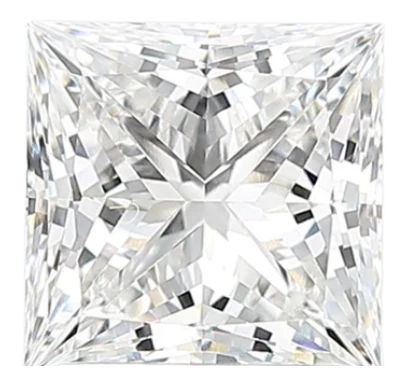 2.06 Carat E VVS2 Princess Lab Diamond