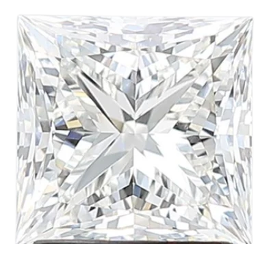 2.09 Carat F VVS2 Princess Lab Diamond