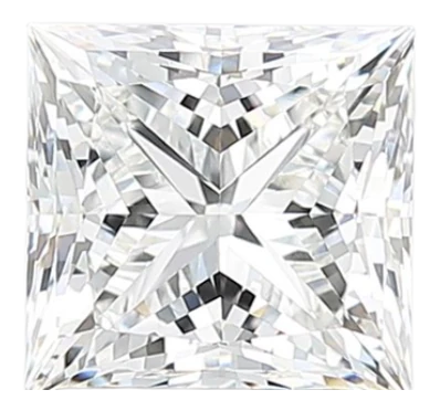 2.09 Carat F VVS2 Princess Lab Diamond