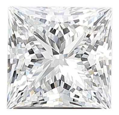 2.09 Carat F VVS2 Princess Lab Diamond