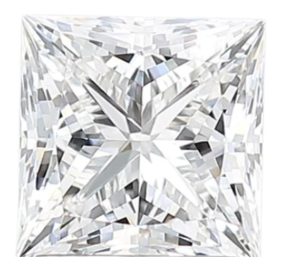 2.09 Carat F VVS2 Princess Lab Diamond