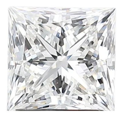 2.09 Carat F VVS2 Princess Lab Diamond