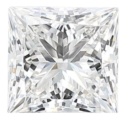 2.09 Carat F VVS2 Princess Lab Diamond