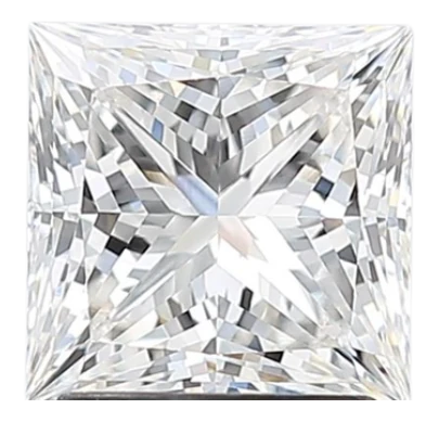 2.09 Carat F VVS2 Princess Lab Diamond