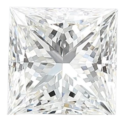2.09 Carat F VVS2 Princess Lab Diamond