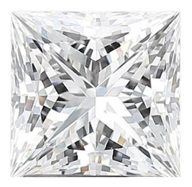 2.1 Carat F VVS2 Princess Lab Diamond